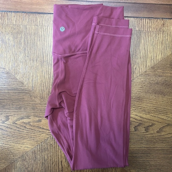 lululemon athletica Align Leggings 28” - Red Merlot - 10 - Picture 3 of 7